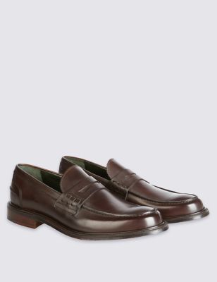 Luxury Penny Loafer in Dk Brown Calf Leather